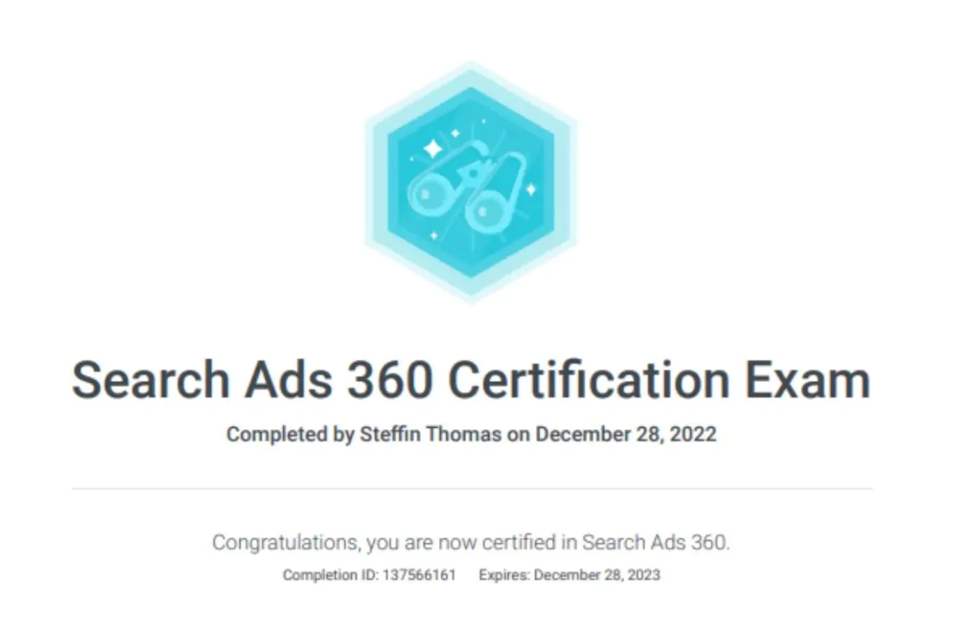 google ad 360 certification